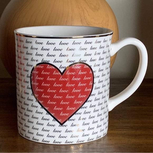 Williams Sonoma Other - Williams Sonoma LOVE ❤️ Heart Coffee Cup Mug